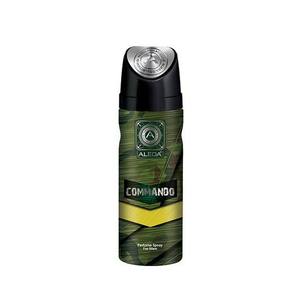 10101355 - Aleda Spray Deodorant Men 200 ml - Commando