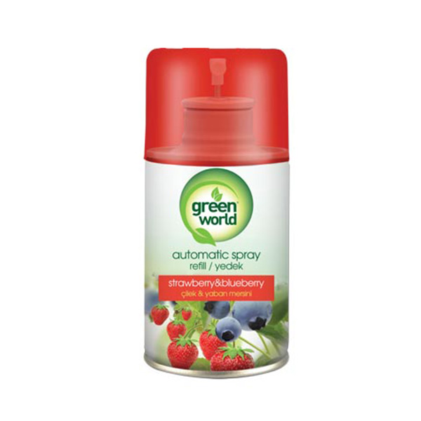 10901557 - Green World Automatic Refill Spray 250 ml - Strawberry & Blueberry