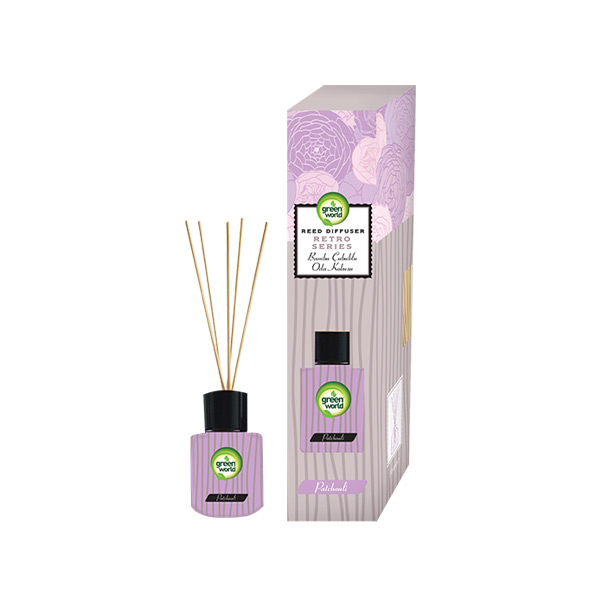 10901830 - Green World Reed Diffuser  Retro  40 ml - Patchouli