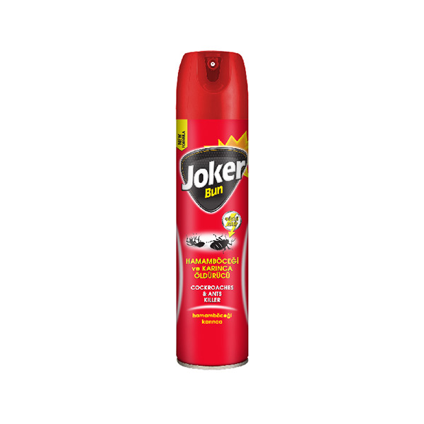 90200612 - Joker Insecticide Cockroaches & Ants Killer 350 ml- Red